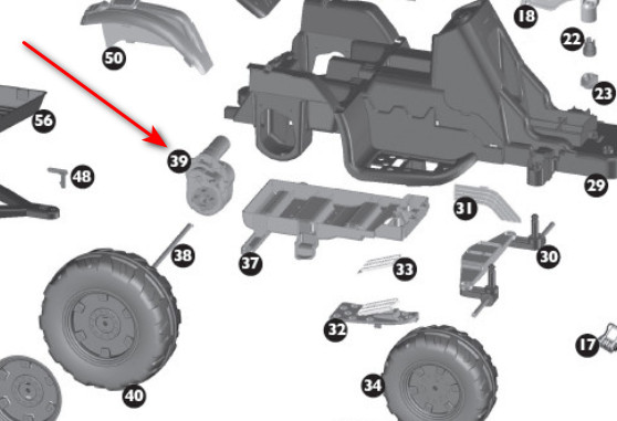 motor za John deere Ground Force