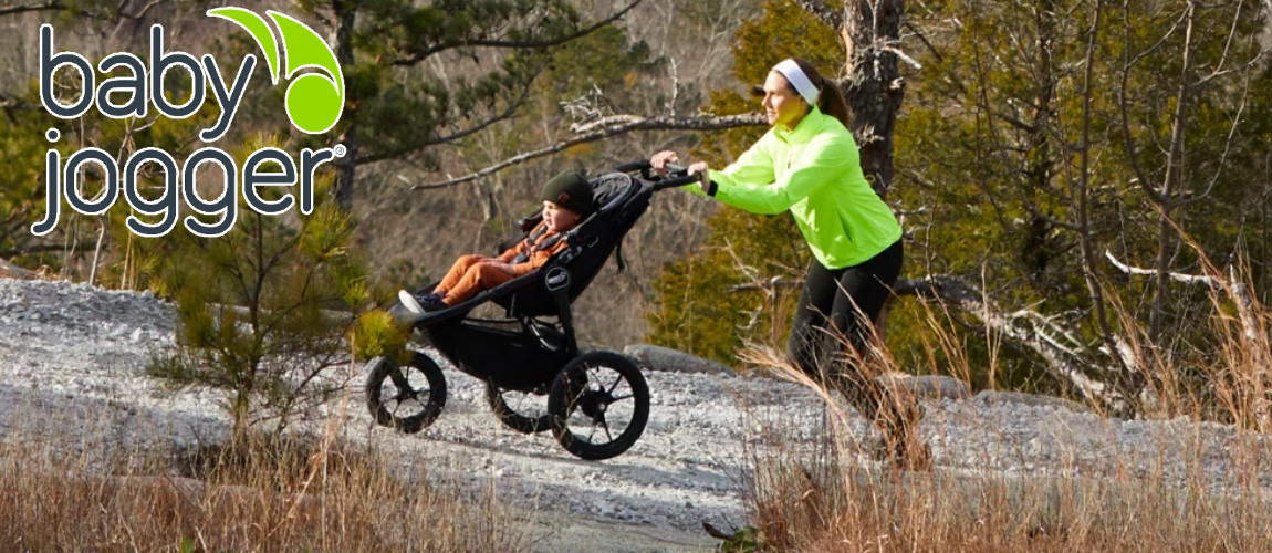 Otroški voziček baby Jogger summit xt v akciji