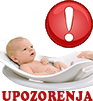 SIGURNOSNA UPOZORENJA KOD UPOTREBE DJEČJE KADE ZA KUPANJE DJECE